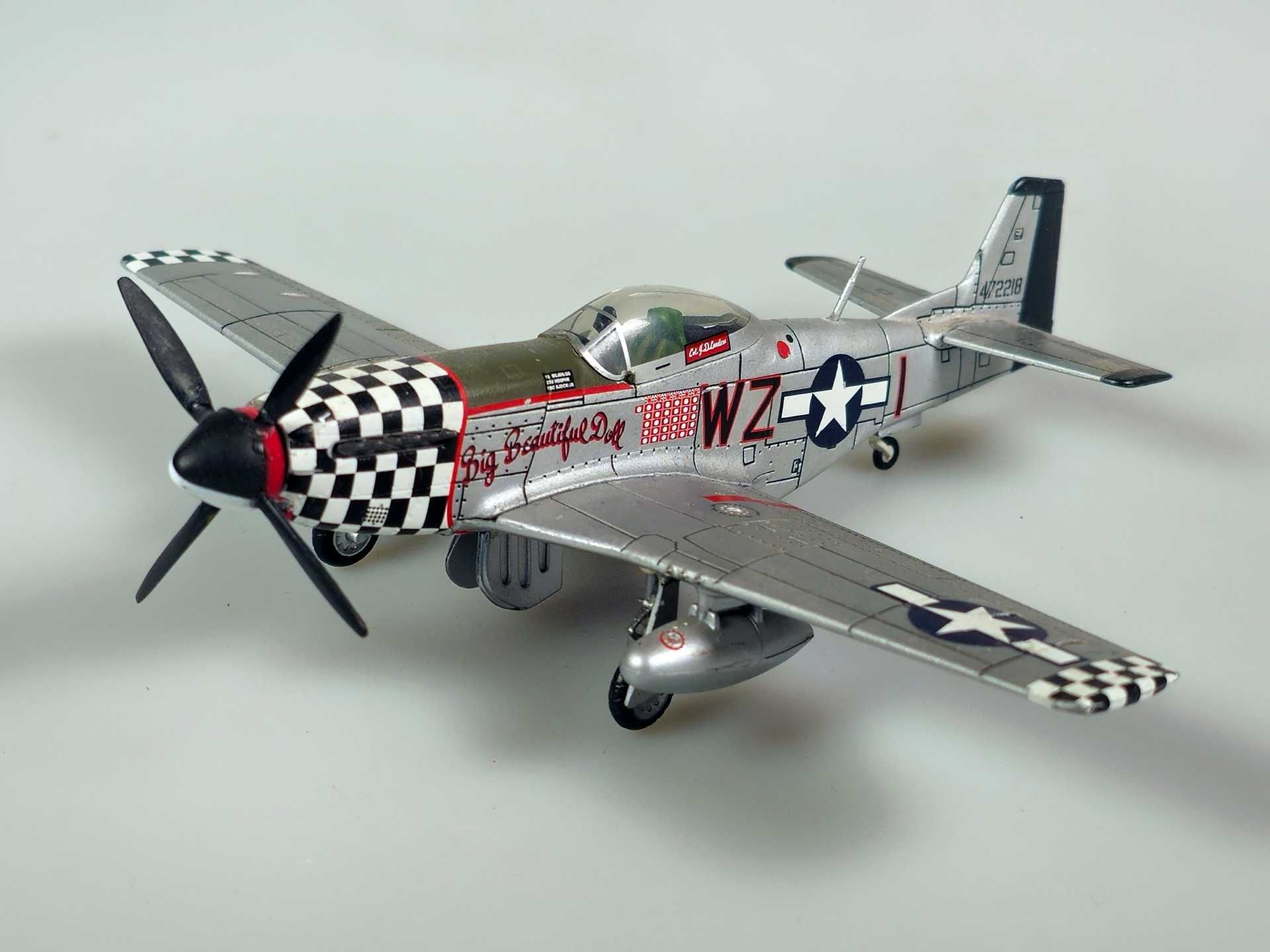 Model 1:72 North American P-51-D Mustang Samoloty II w.ś. De Agostini