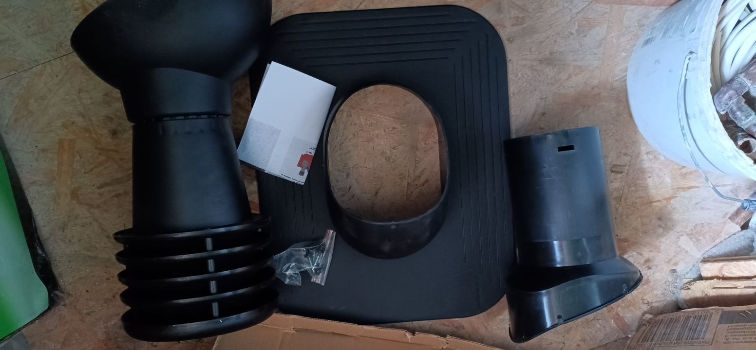 Kominek wentylacyjny krono Plast 125mm czarny