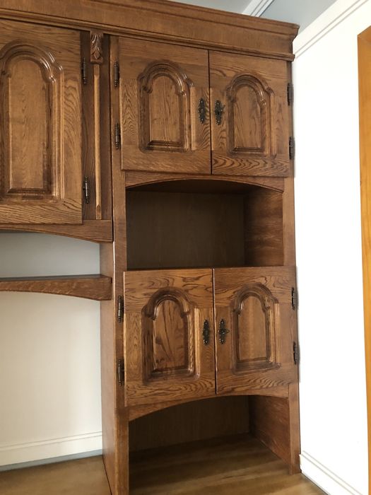 Дубова Стінка Шафа Меблі для Вітальні