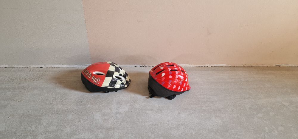 2x kask rowerowy dla dziewczynki S do 55cm