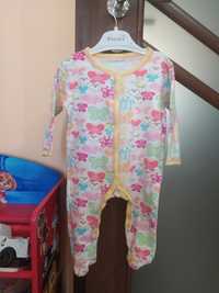 Pajacyk piżama pajac bawełniany kombinezon rozmiar 74