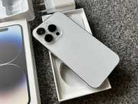 iPhone 14 Pro 256GB SILVER WHITE BIAŁY Bateria 97% Gwarancja FV+ Szkło