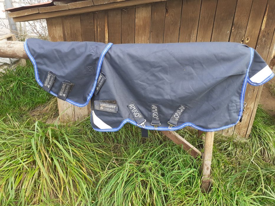 Derka padokowa z kapturem dla kuca 76cm