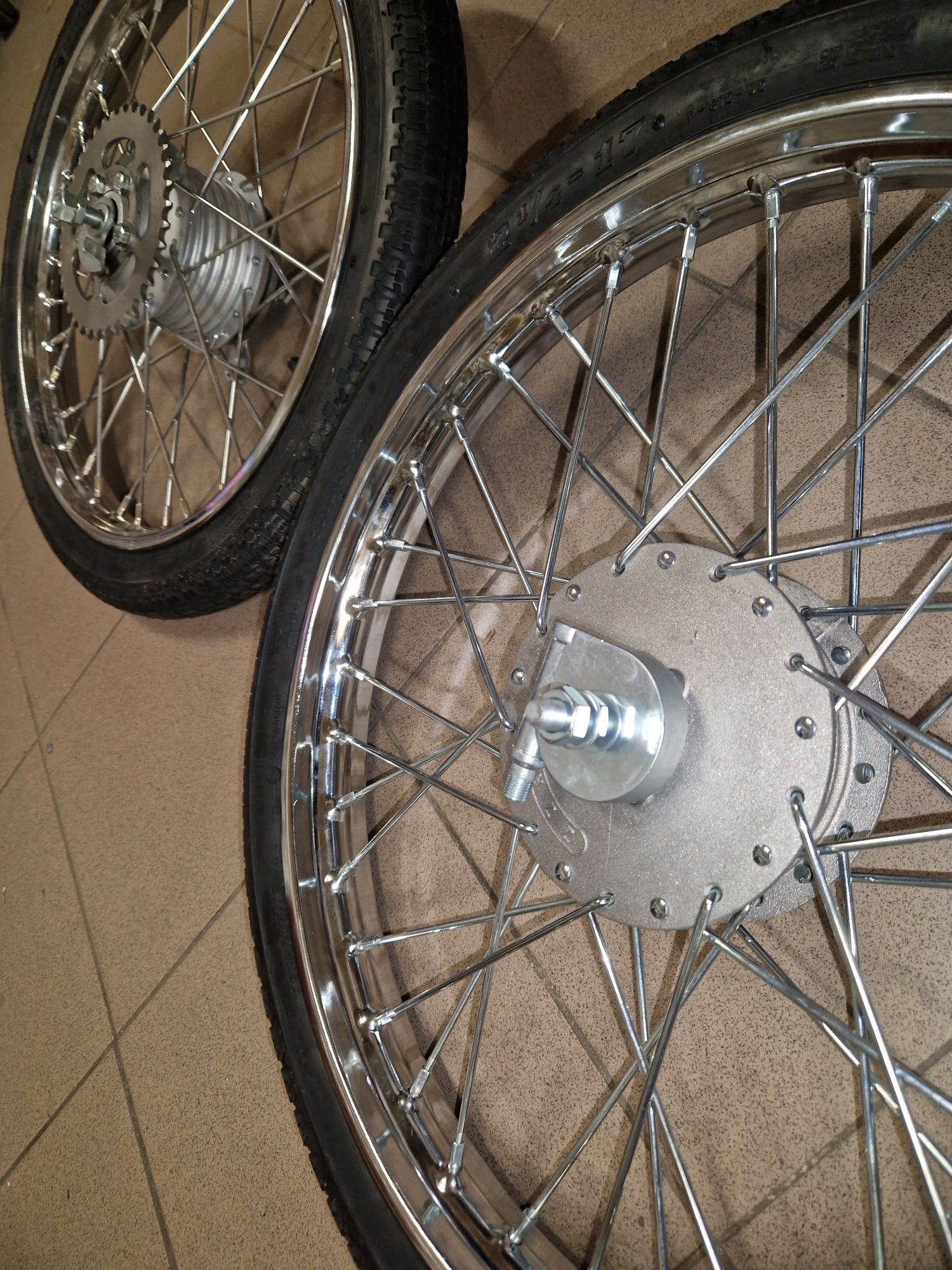 Odnowione kola wycentrowane kpl r19" Romet komar 2375/50t1