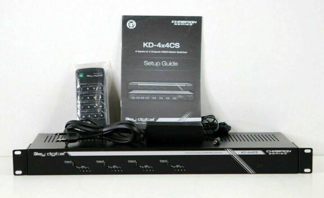 Продам новий HDMI комутатор  Key Digital KD-4x4CS