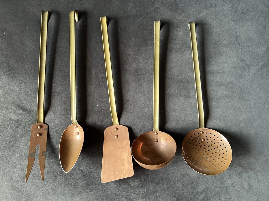 Мідний кухонний набір