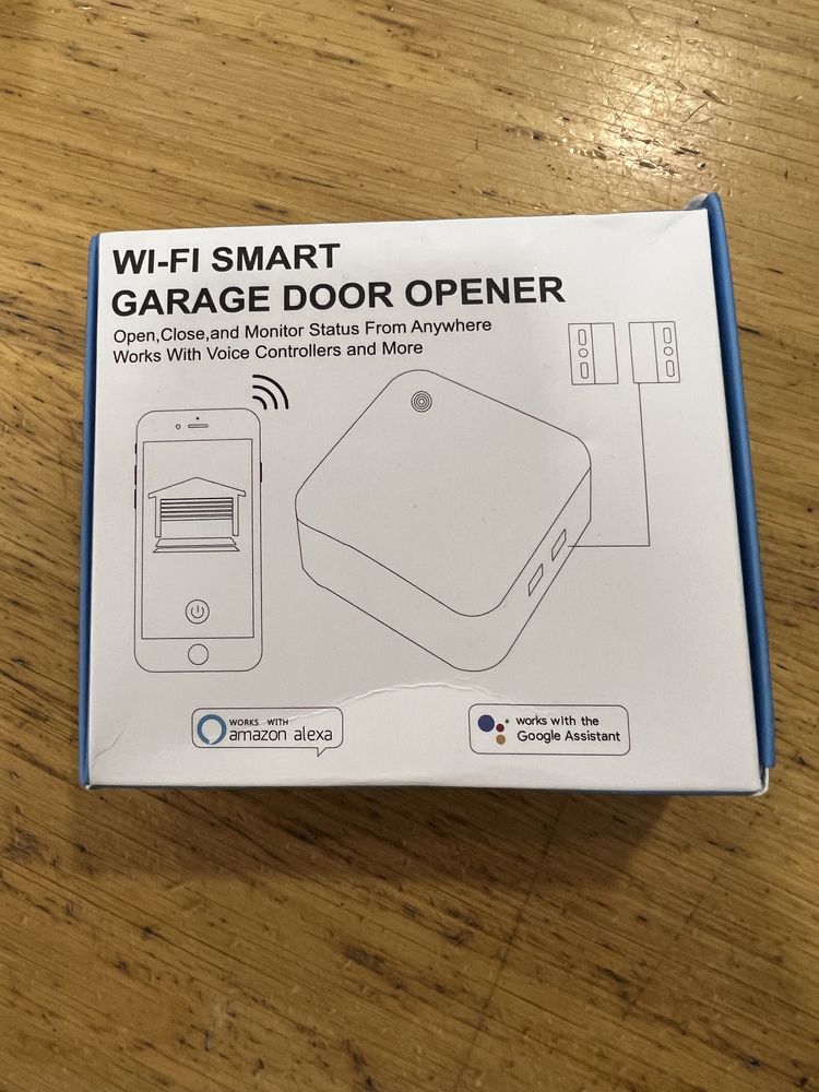 Controlador abertura portão garagem Wi-Fi Smart Garage Door Opener