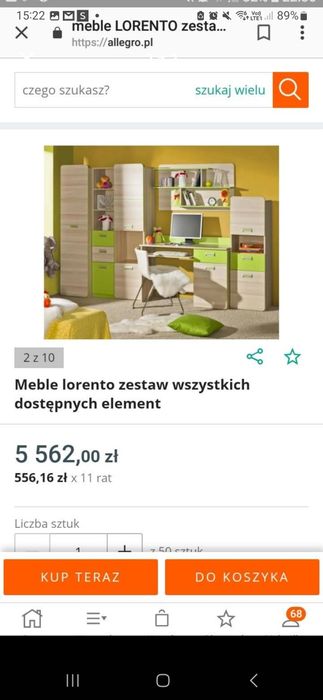 Regał i polka na zabawki