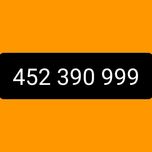Złoty numer 452.390.999