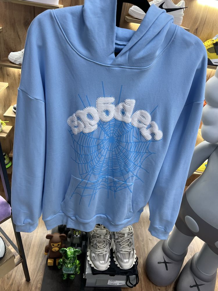 Худі Spider Blue / White Logo
