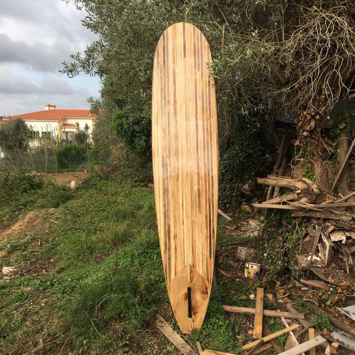 Wooden longboard