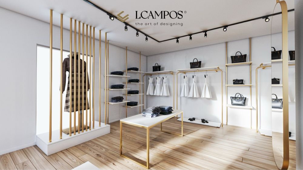 Projeto de interiores para Casa ou espaço comercial (loja)