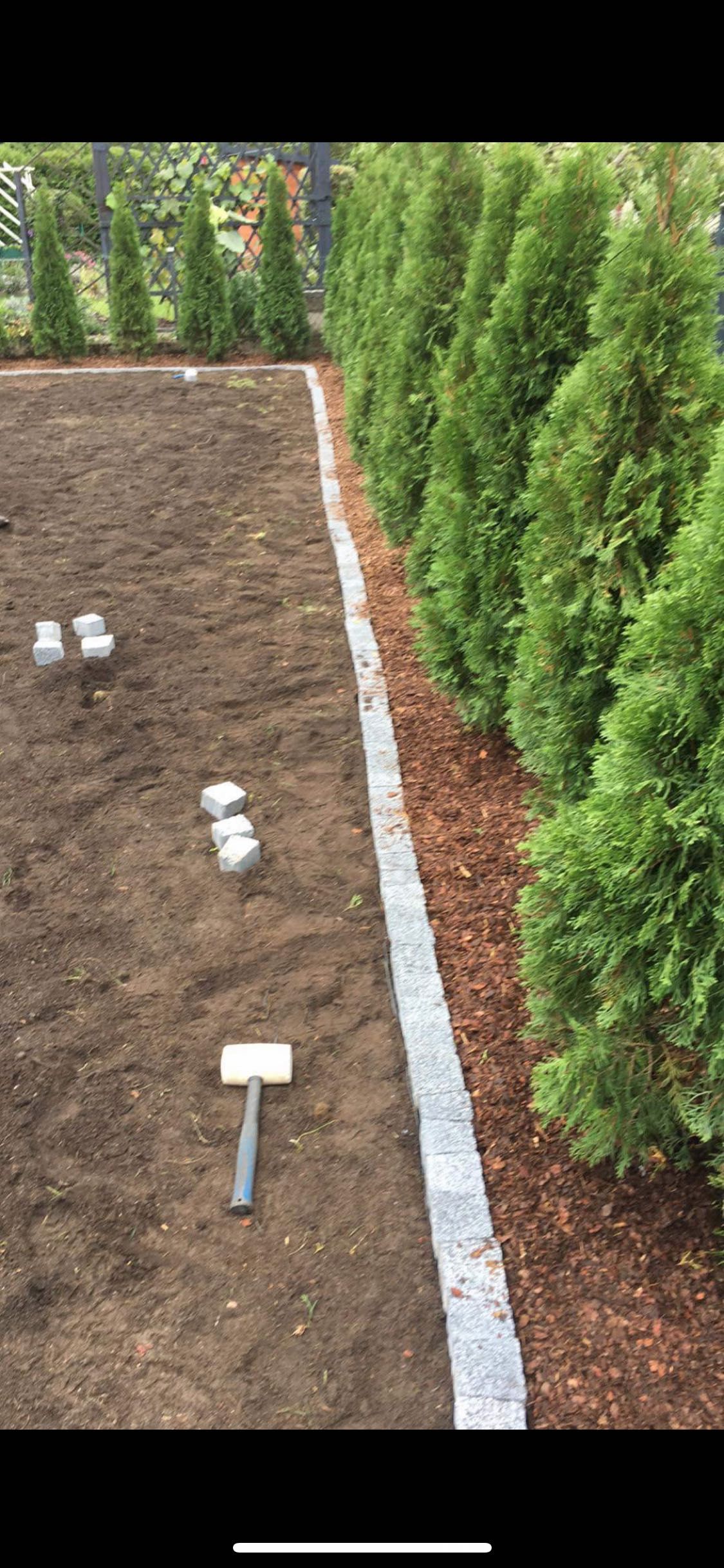 Usługi ogrodnicze glebogryzarka zakładanie ogrodów trawników  porządki
