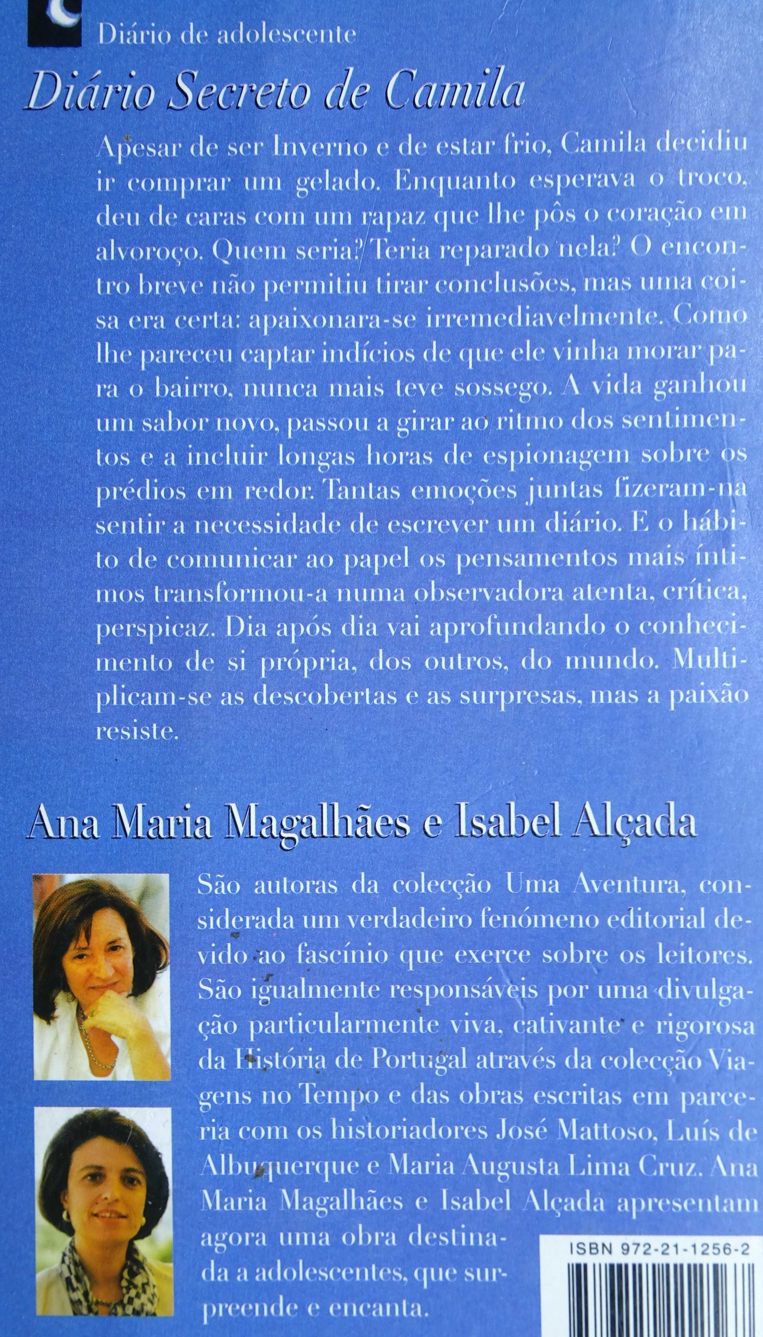 Diário Secreto de Camila de Ana Maria Magalhães e Isabel Alçada