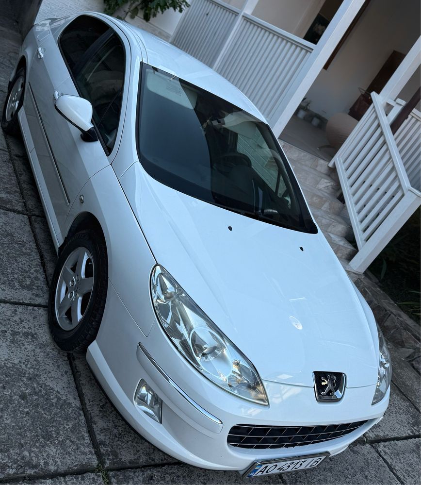Peugeot 407 2010 1.6 HDi дизель біла Пежо Taxi