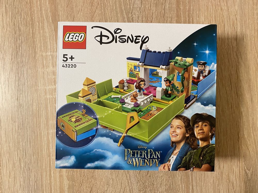 Nowe LEGO Disney Magiczna książka Piotrusia Pana i Wandy 43220