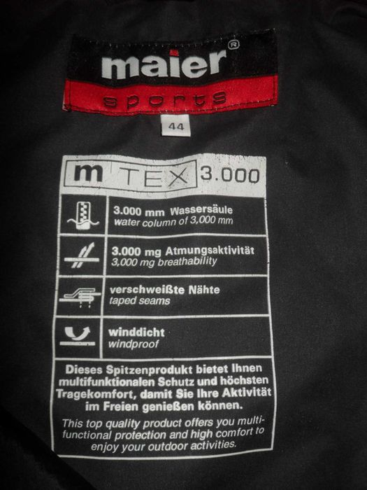 Куртка женская MAIER ( Германия ) мембранная / лыжная , разм XL( 44 )
