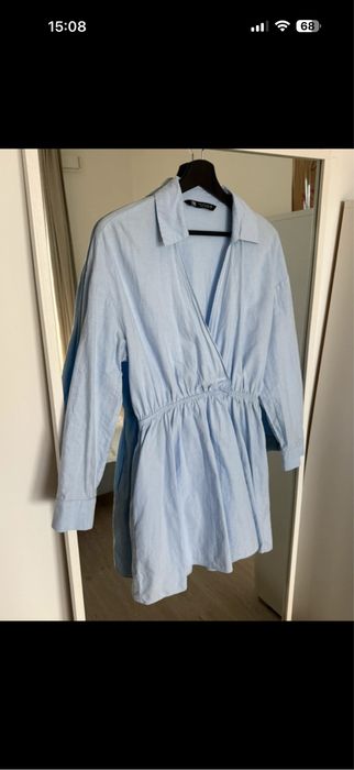 Koszulowa sukienka ZARA M
