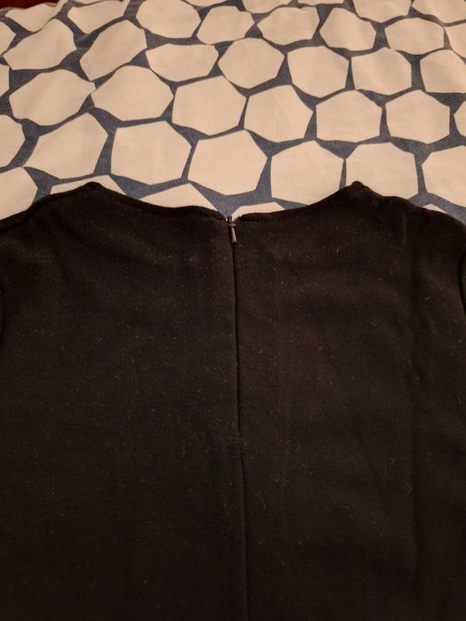 Vestido Preto justo pelo joelho