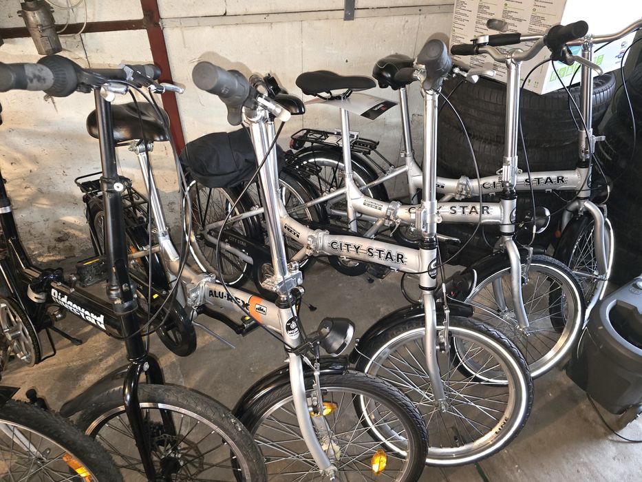 Firmowy lekki Niemiecki ( niecałe 13 kg)rower aluminium składak