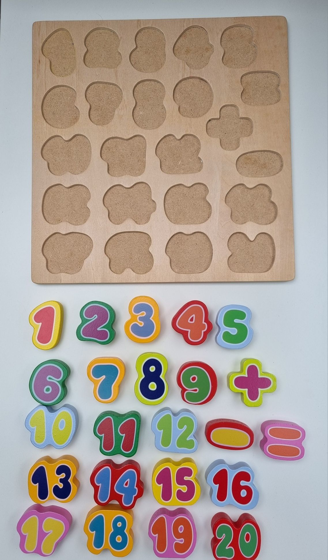 Drewniana układanka / puzzle matematyczne PLAYTIVE
