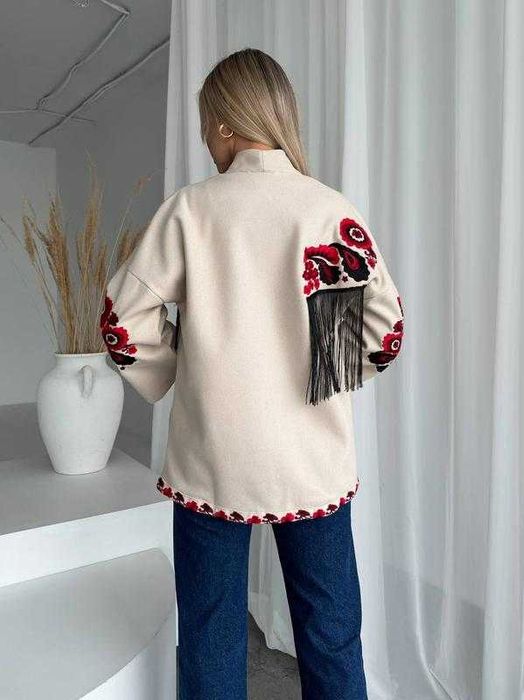 Піджак кашеміровий із вишивкою , Туреччина Розмір L