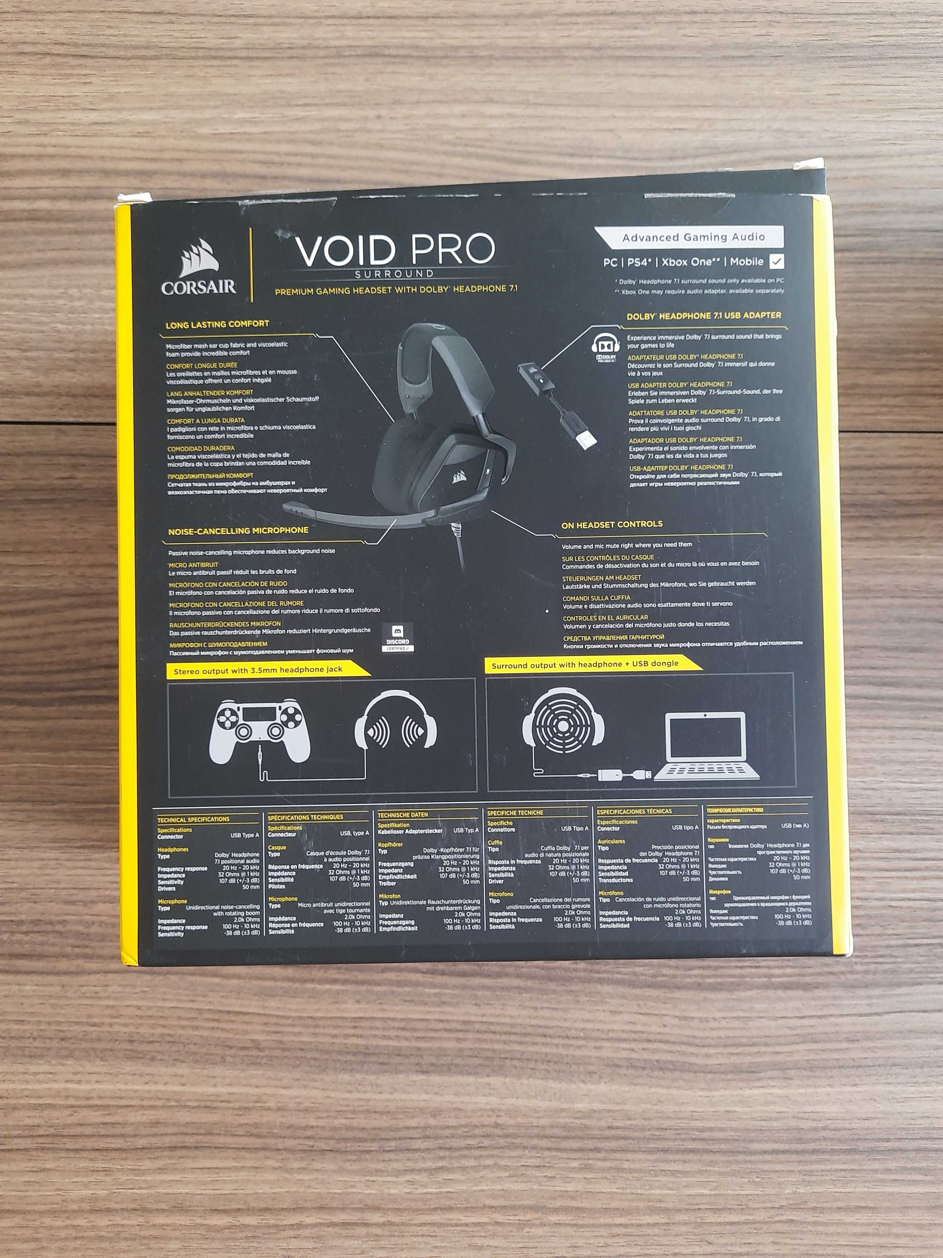 Słuchawki Corsair Void Pro