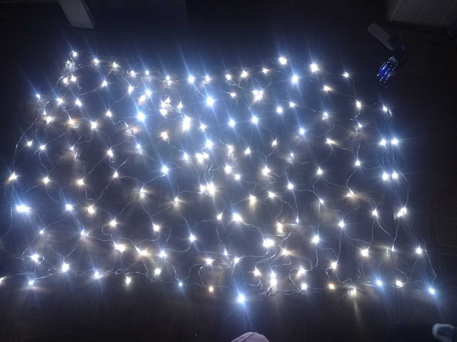 Kurtyna swietla swiateczna.