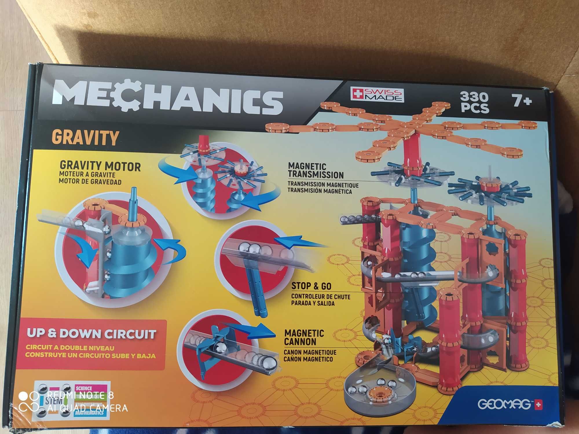 Klocki magnetyczne Geomag Mechanics Gravity 330 el.