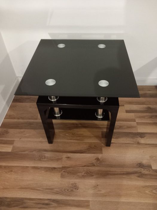 Ława Lisa kwadratowa czarna