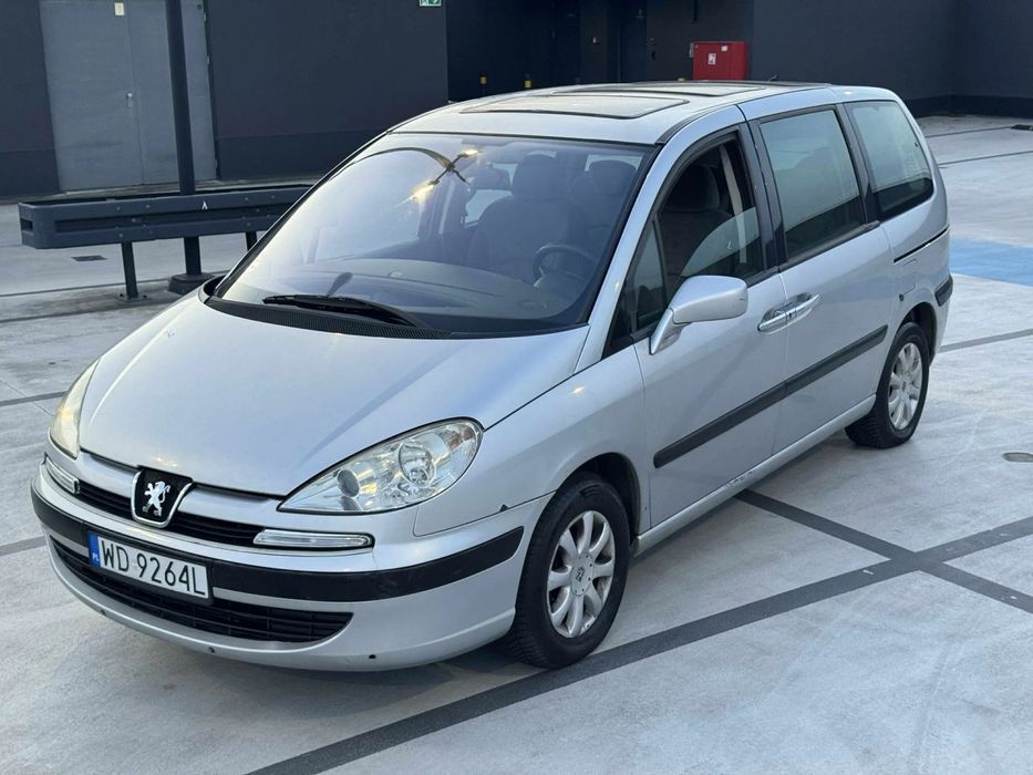 Peugeot 807 2.2i 158 KM 2003r 7 Osobowy Bogata Wersja Zadbany