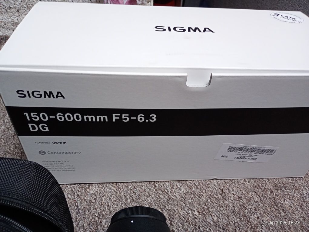 Sigma 150-600 C do Canon ef Idealna