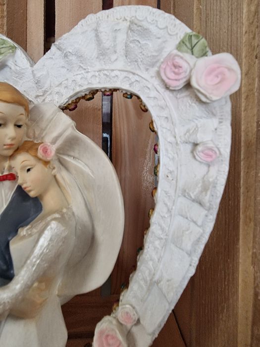 Figurki ślubne para młoda na stół dekoracje weselne figurka