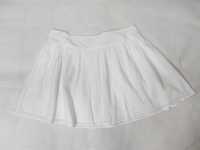 Spódnica letnia damska bawełniana biała na gumce 46 3XL SÓ0076B