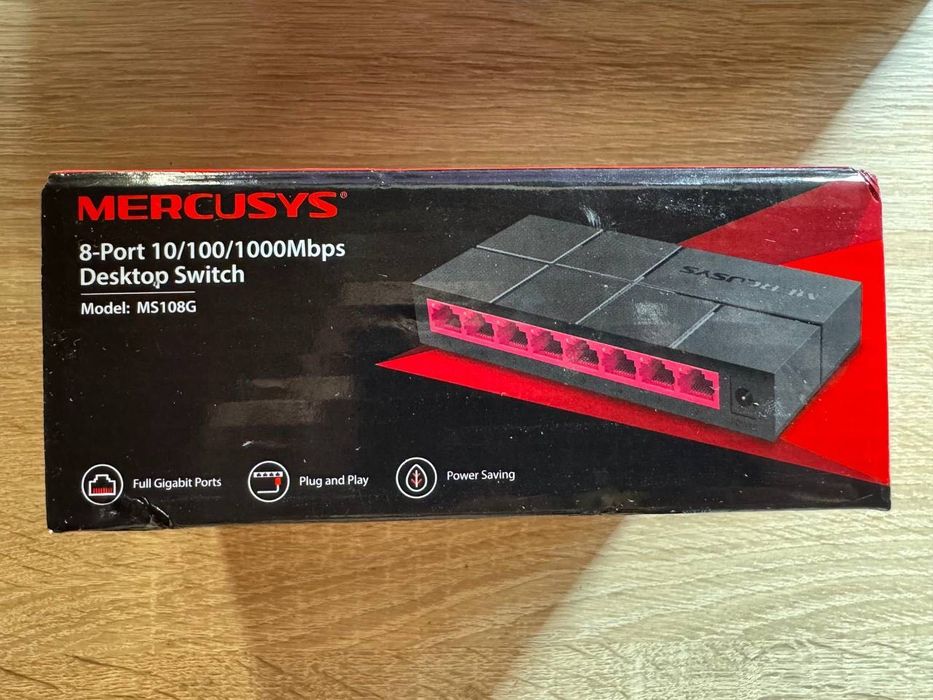 Комутатор Mercusys MS108G Новий