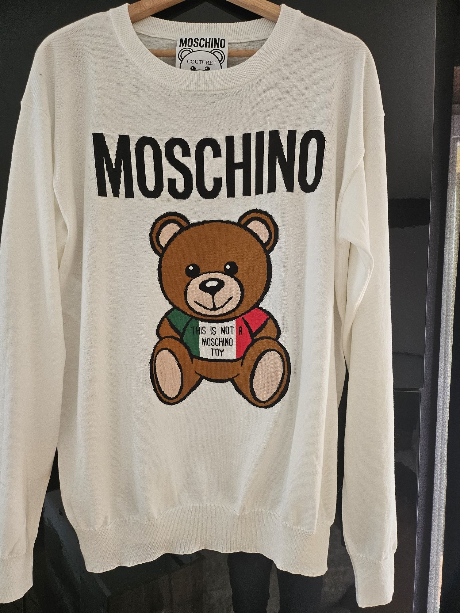 OKAZJA!!! Przecena!!! MOSCHINO Męski sweter roz XL 54