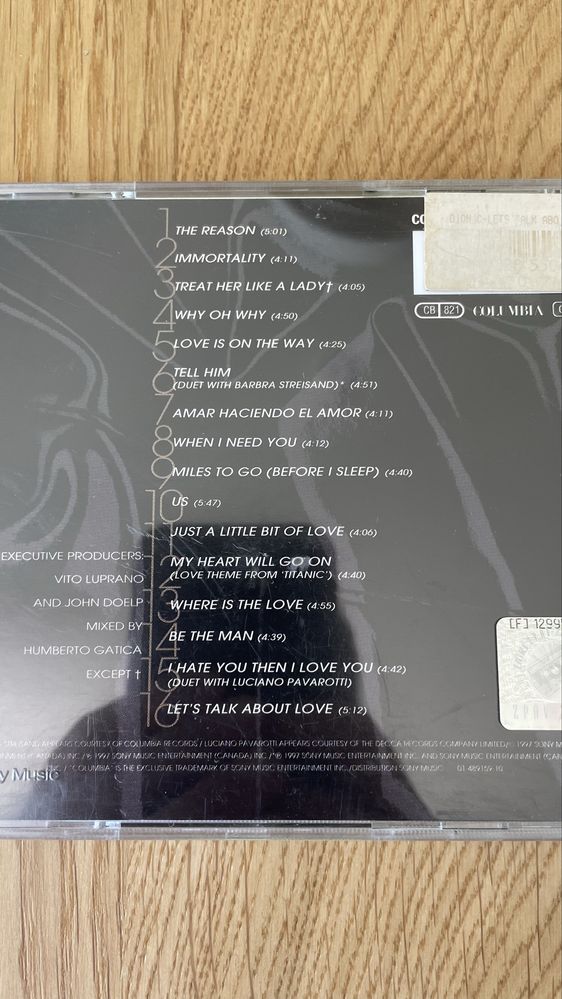 Celine Dion - Let’s talk about love CD