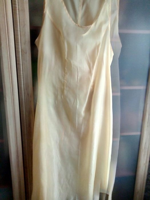 Крепдешиновое натуральное шёлковое платье