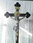 Crucifixo Madeira / metal - 74 cms de altura