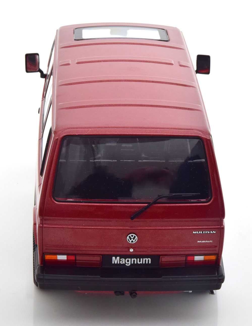 Model 1:18 KK-Scale Volkswagen VW T3 Magnum 1987 red metallic