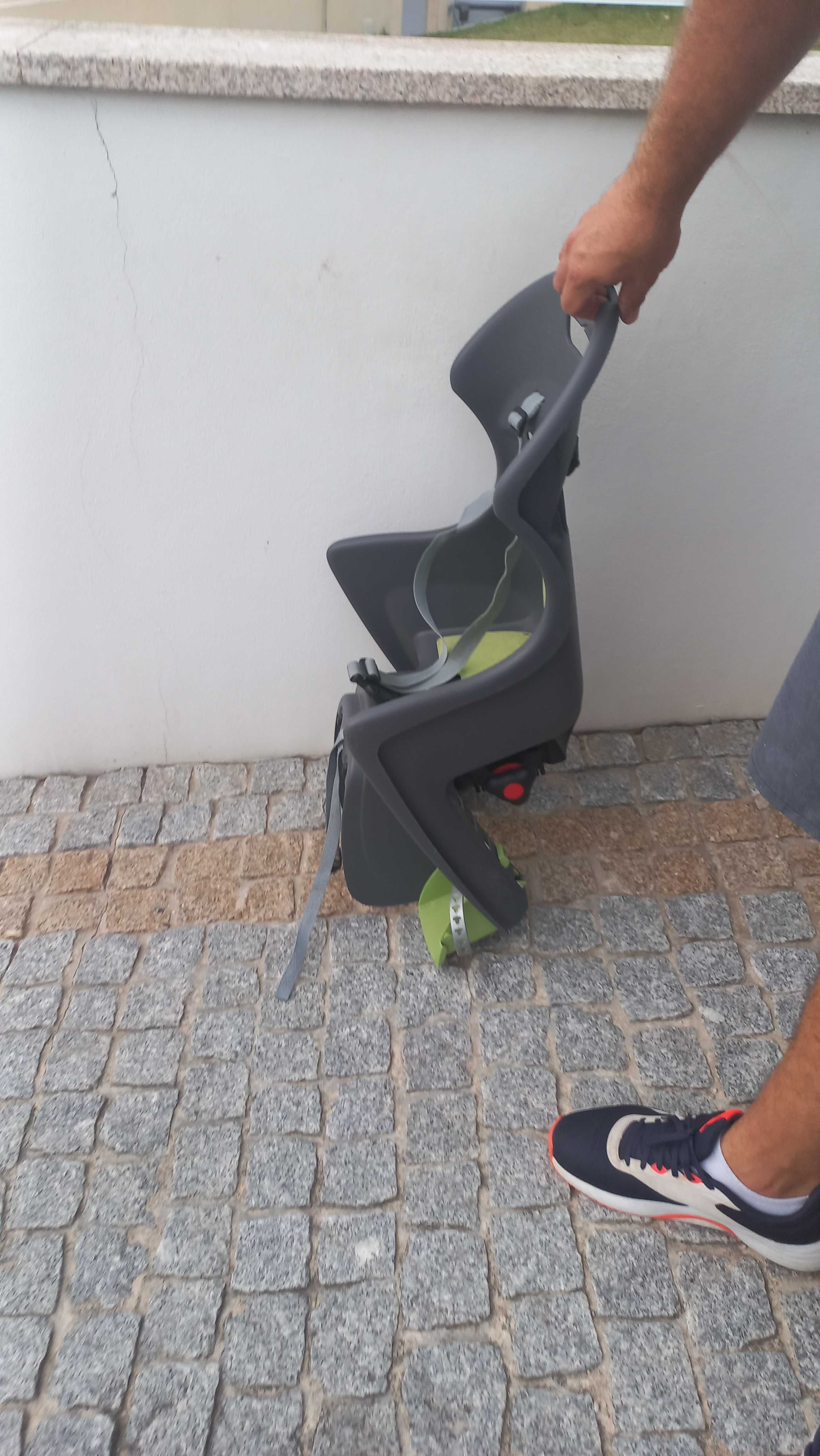 Cadeira porta bebé bicicleta