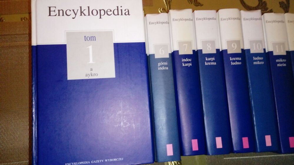 Encyklopedia Gazety Wyborczej. Tomy od 1 do 20.