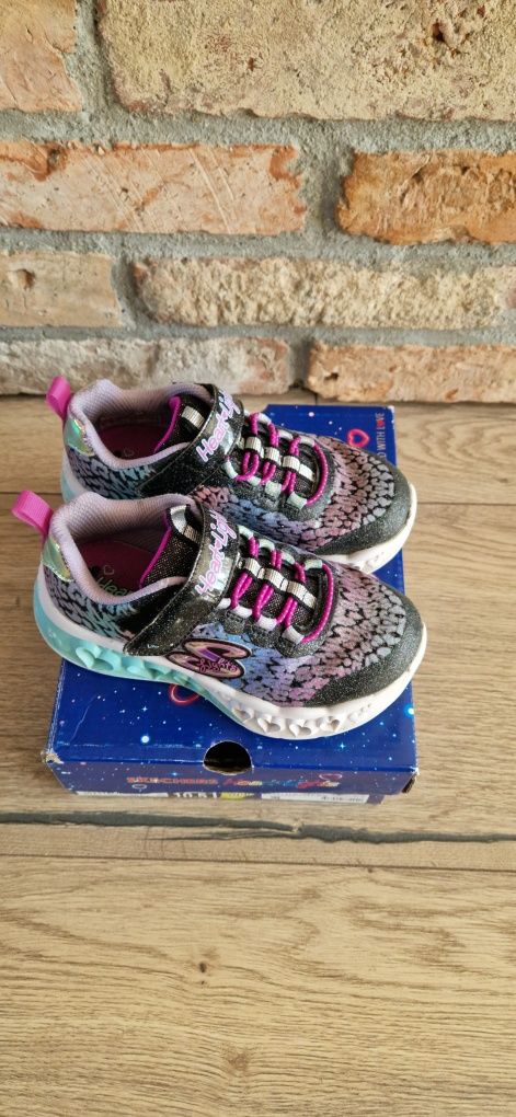 Buty sneakersy Skechers Lights świecące r.27