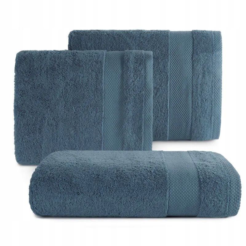 Ręcznik 50x90 Lorita ciemny niebieski frotte 500g/