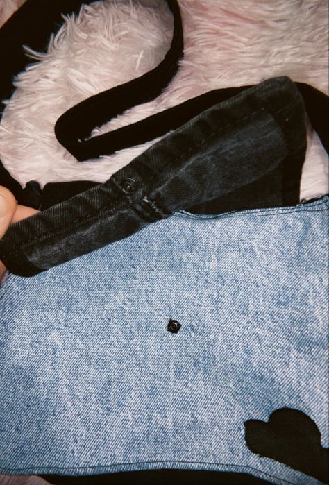 Джинсова сумочка власного виробництва)