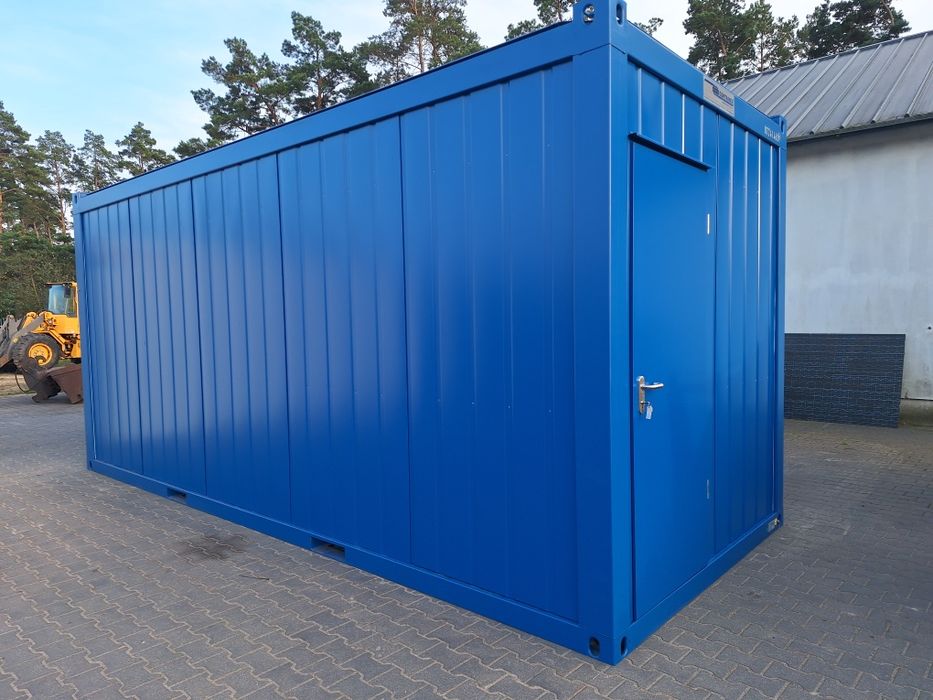 Nowy Kontener biurowy socjalny Containex 6x2.5m ocieplony okna +rolety