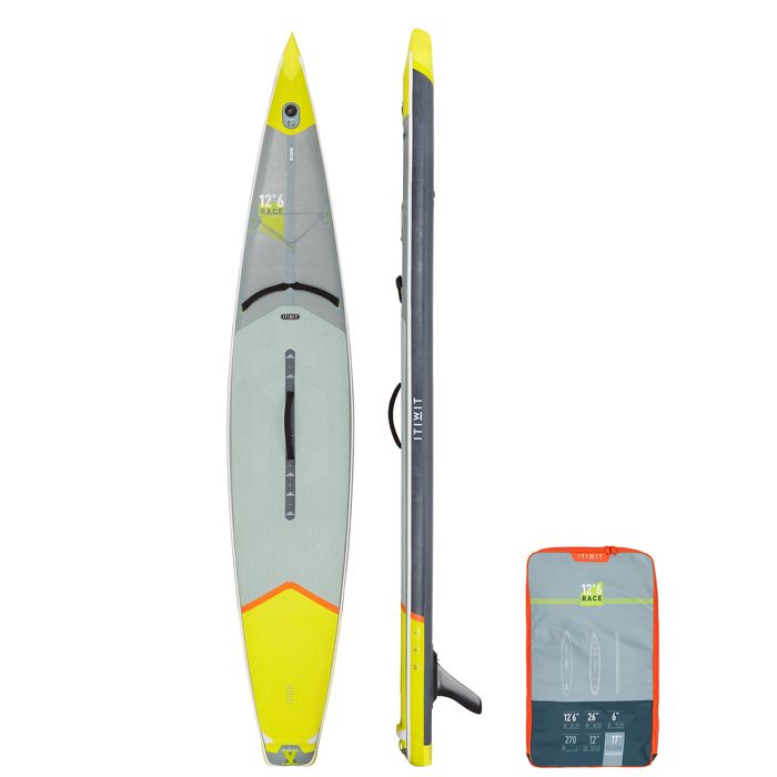 PRANCHA STAND UP PADDLE INSUFLÁVEL DE CORRIDA | RACE INTERMÉDIO 12'6