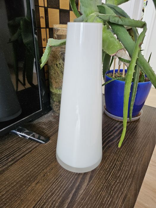 Elegancki biały wazon