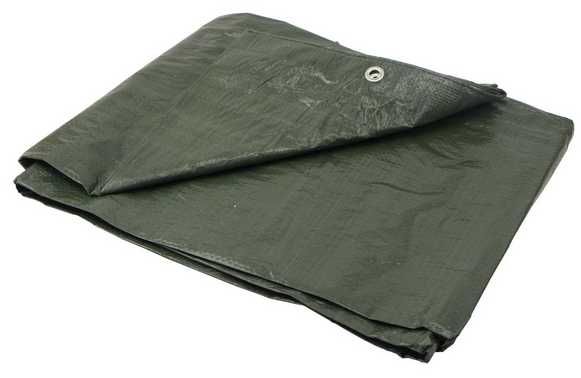 PLANDEKA 4x5m zielona gruba 80g/m²