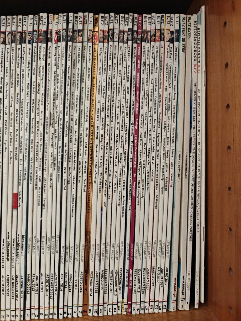 Revistas Blitz incluindo edições especiais